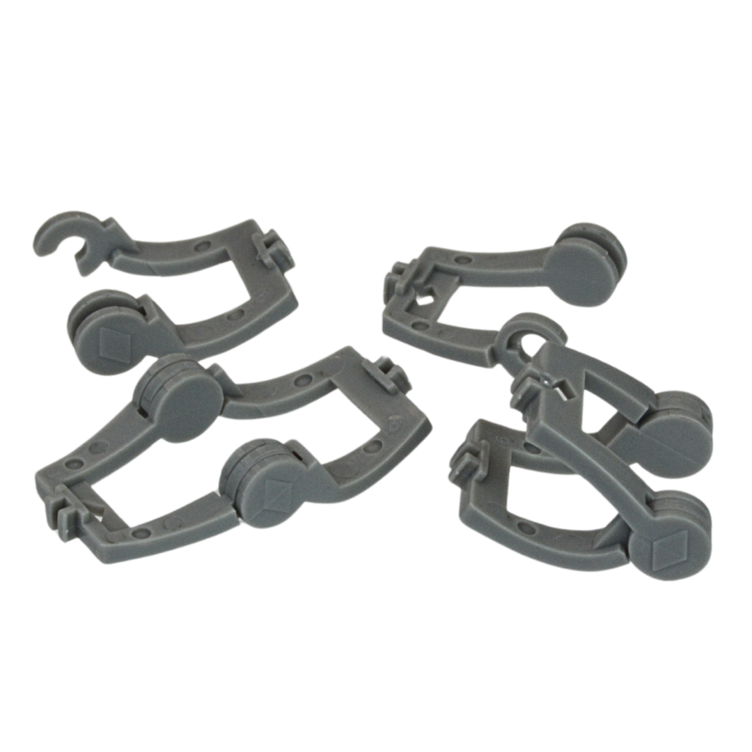 gray snap on dental articulators for printed models