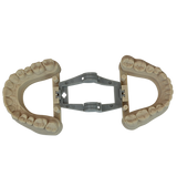 snap in dental articulator for printed models gray