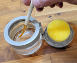 Diamond Brush Spa - Porcelain Sponge Jar