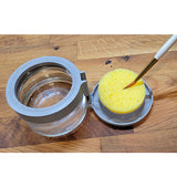 Diamond Brush Spa - Porcelain Sponge Jar