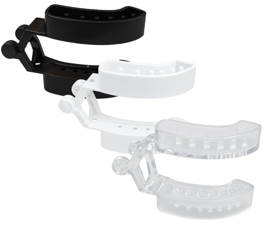 Black White Clear Diamond Articulator Quad Dental Stone Model