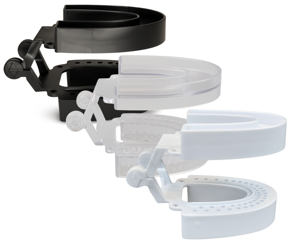 Diamond Articulator Full Arch White Black Clear Dental Model Stone