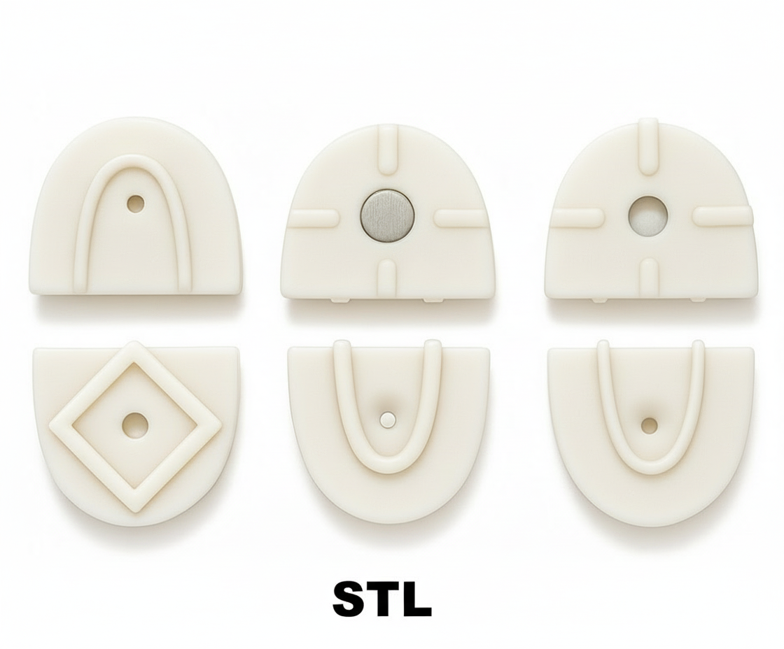 Diamond Articulator plastic base spit cast mount plates magnet clip articulator