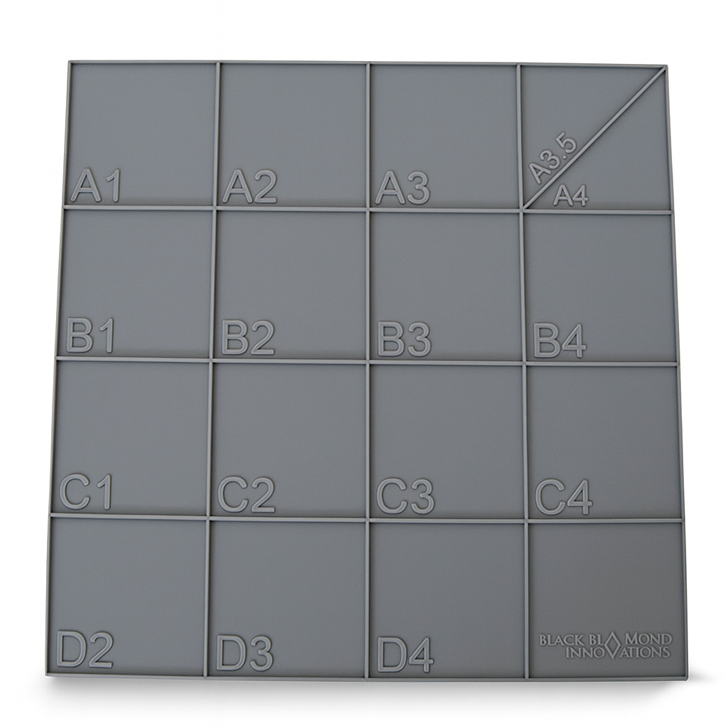 Zirmat Zirconia dental crown color sorting mat organizer