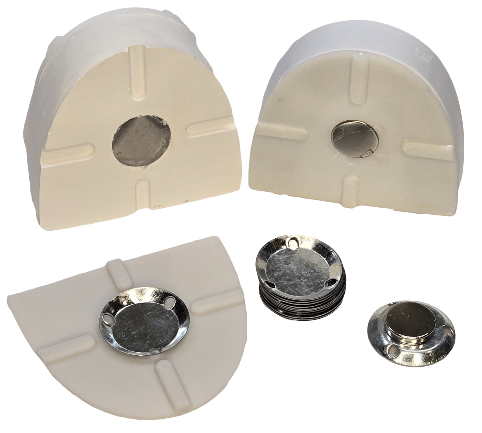 diamond split cast plastic mounts magnet clips articulator